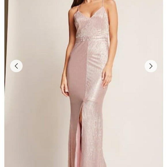 Elegant Metallic Dress